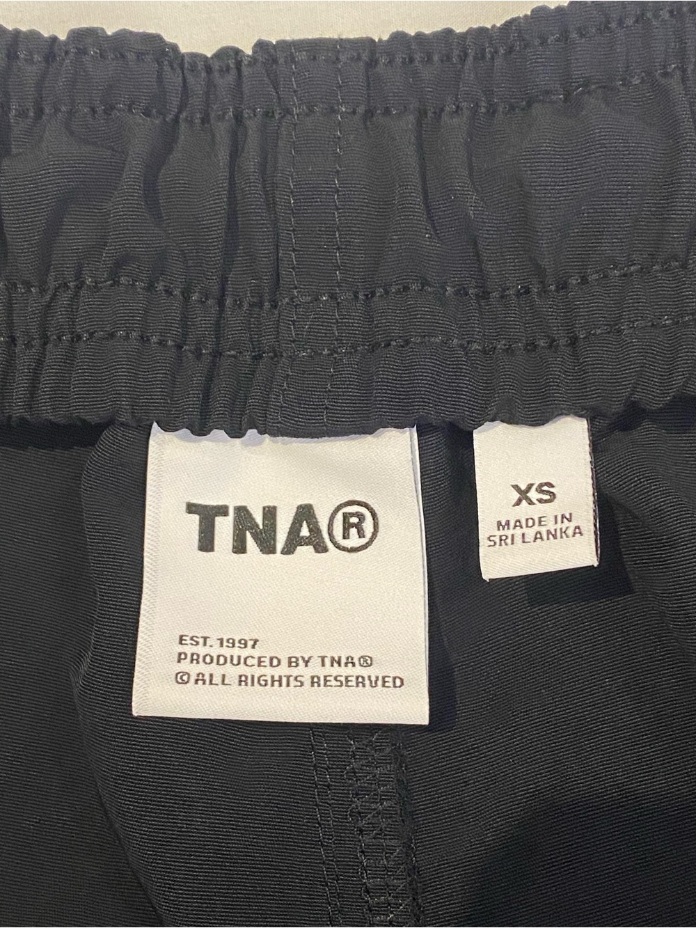 TNA Sawyer Pant Black XS Water Repellent Nylon Track Pants EUC - Picture 7 of 16
